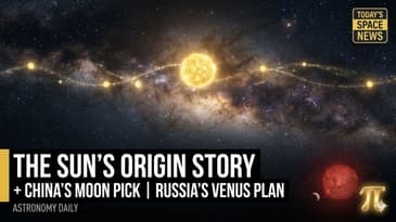The Sun's Great Galactic Road Trip, China's Moon Museum & a Pi Day Planet