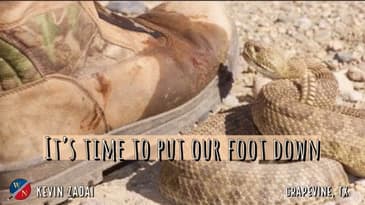 It's Time To Put Our Foot Down | Kevin Zadai