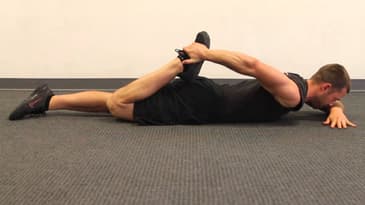 Prone Quad Stretch