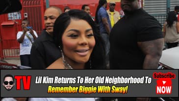 Lil Kim Returns To Her Old Neighborhood To Remember Biggie With Sway