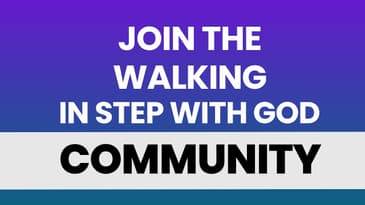 Join the Walking in step with God community | walkin.faith