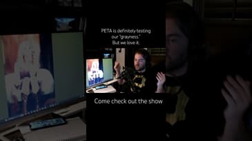 #short Stay in the Gray Podcast Preview Clip 3-10 PETA friendship #podcast #milk #fypyoutubeshorts