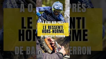 Baptiste Pierron a un ressenti si fin qu’il peut détecter d’infimes changements de pression