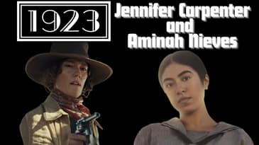 "1923" | Actors: Jennifer Carpenter and Aminah Nieves (Mamie Fossett and Teonna Rainwater)