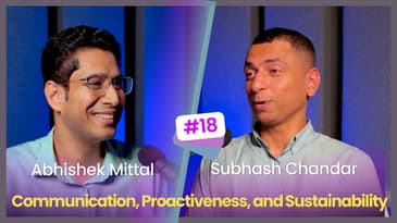 Communication, Proactiveness, and Sustainability : In conversation with Subhas Chandar