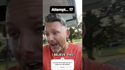 Impossible golf challenge… #golfluencer #golfaddict #golfchallenge