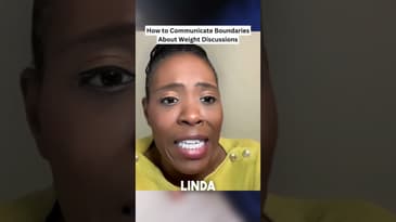 How to Communicate Boundaries About Weight Discussions #fyp