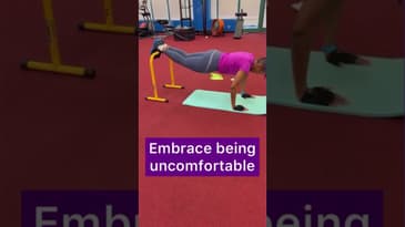 Embrace being uncomfortable #youtubeshorts
