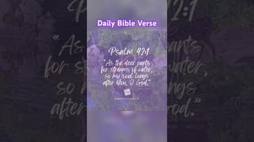 Daily Devotional - Psalm 42:1 - #inspirational #inspiration #bible