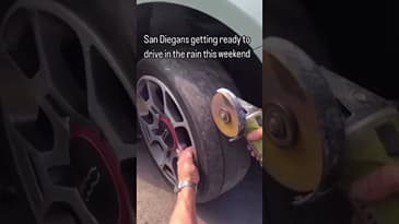 Rain prep in San Diego 😂  #carculture