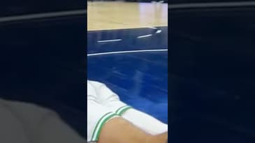 Jayson Tatum takes NASTY fall after POSTER on Rudy Gobert