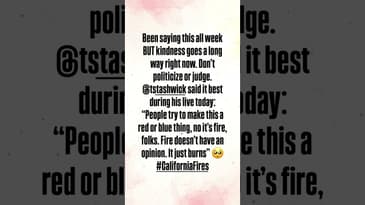 A reminder for us all #fyp #fypシ゚ #californiafires #kindness