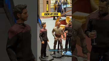 Here is a peek at the amazing display from Exo6! #fyp #podcast #startrek #STLV #beverlycrusher