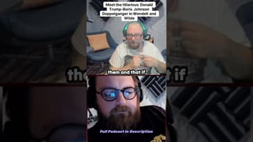 TRUMP MEETS JOHNSON?! The most bizarre political lookalike ever appears in Wendell & Wilde!