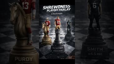 Shrewdness Playoff Parlay! #SNF #NFL #sportsbetting #49ers #Eagles