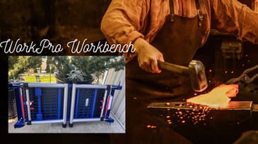 "WORKPRO Miter Saw Stand 4-in-1 Portable Workbench Overview - Your Ultimate Workshop Companion!"