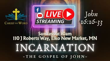 Incarnation 48 - Gospel of John - John 16:16-33 - Nate Prazuch