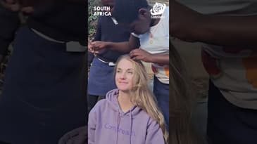 A New Hairstyle For Our Volunteer! South Africa with Globe Aware (CHG EVT Group)