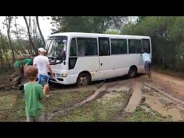 Mud Doesn't Stop This Group! A Week in Kenya! Globe Aware Volunteer Vacations