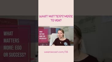 What Matters More? To be the smartest person, or to be successful? #shorts | Weeniecast 116