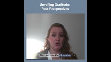 The Four Faces of Gratitude