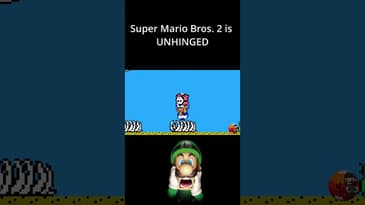 Super Mario Bros. 2 is UNHINGED