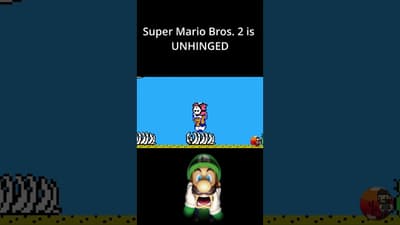 Super Mario Bros. 2 is UNHINGED