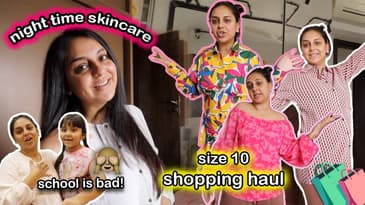 NON SPONSORED Myntra size 10 casual wear shopping haul, night time skin care routine