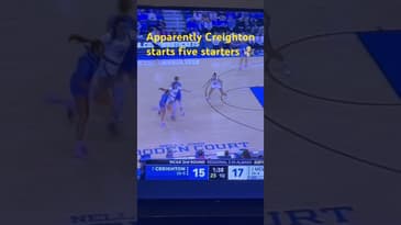 Creighton starts five starters..