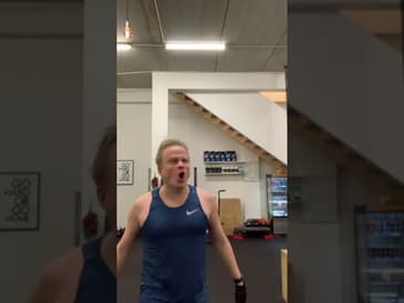 Ensam på gymmet!