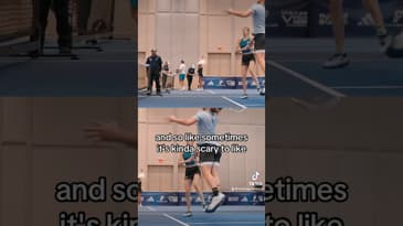 How tennis differs from pickleball #tennis #pickleball