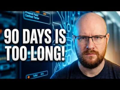 Critical Vulnerabilities: 90-Day Patching is TOO LONG! #shorts