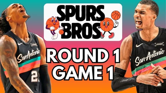 Spurs Crush Blazers in Game 1 + Wemby Sets Franchise Scoring Record in Playoff Debut