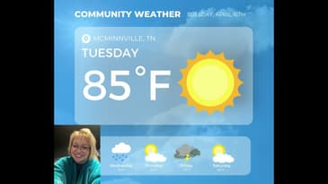 Weather for Tuesday April 16th Wednesday April 17th