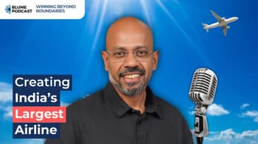 How IndiGo became India's Largest Airline | Aditya Ghosh on Winning in Indian Aviation #blumepodcast