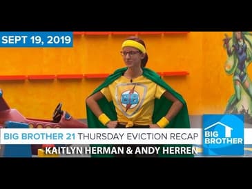 Big Brother 21 Thursday Night Sept 19 FINALE Recap | Kaitlyn Herman & Andy Herren #BB21