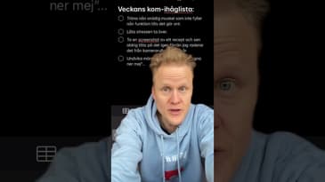 Veckans kom-ihåglista