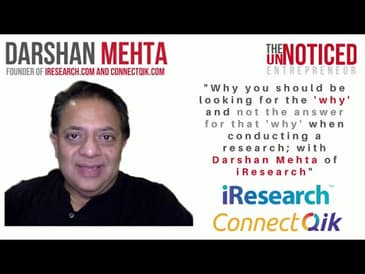 Why you should be looking for the 'why' and not the answer for that 'why' when conducting a research