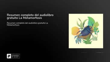 Resumen completo del audiolibro gratuito La Metamorfosis