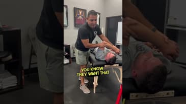 How to alleviate stubborn shoulder pain with muscular patients | Dr. Chris Garcia