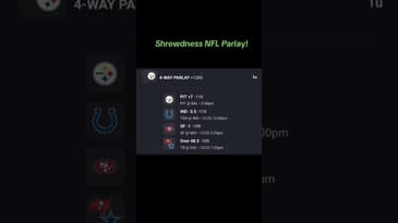 Shrewdness NFL Parlay!#parlay #NFL #gambling #podcast
