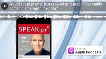 Would a rose.ai smell just as sweet as rose.com? Is a vanity domain name worth the price?