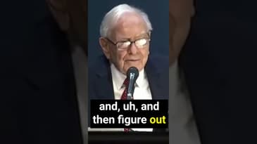 Wow! Incredible advice from Warren Buffett.