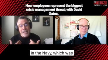 How employees represent the biggest crisis management threat; with David Oates.