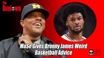 Ma$e Gives Bronny James Weird Unprofessional Basketball Advice