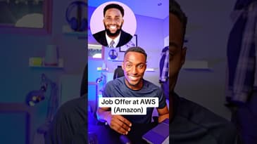 He got a job offer at AWS (Amazon)