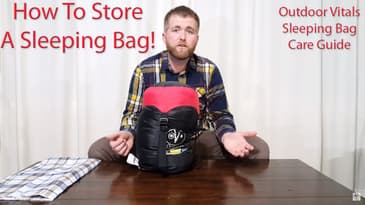 How To Store A Sleeping Bag - Outdoor Vitals