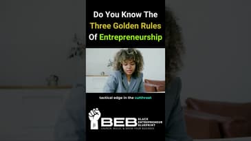 The Three Golden Rules Of Entrepreneurship That You Must Know    #shorts