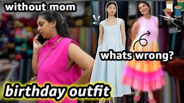 BIRTHDAY OUTFIT FROM SCRATCH! | Aanam C