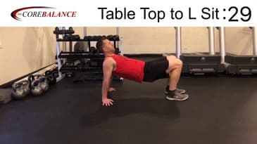 Table Top to ‘L’ Sit - Dynamic Full-Body Strength | Chris Janke-Bueno